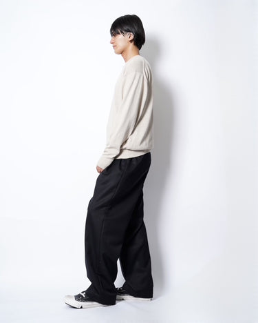 【BATONER】<br>SILK CREW NECK