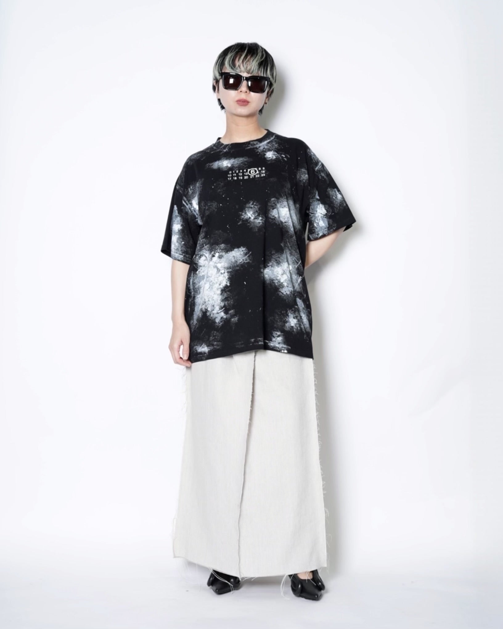 MM6】PAINTED LOGO TEE -Amanojak.