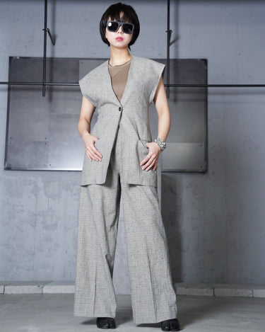 【SATORU SASAKI】<br>SLEEVELESS JACKET