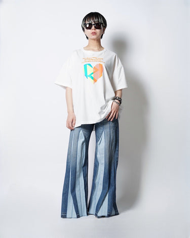 【KAKAN】<BR>BOX SQUARE T-SHIRTS -PRINT-