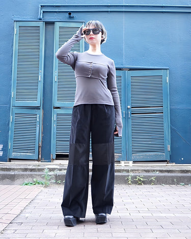 【KOTONA】<br>VELVET WIDE PANTS
