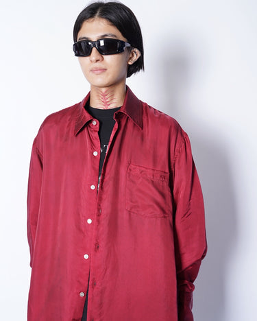 【KAMIYA】<br>Ash Fade Cupro Shirt