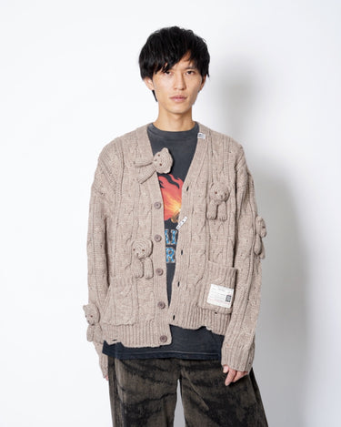 9.18(fri) 0:00 Launch<br>【Maison MIHARA YASUHIRO】<br>× PINK HOUSE BEARS KNIT CARDIGAN