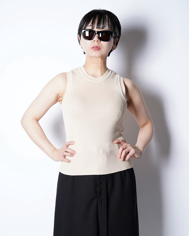 【08sircus】<br>PE/RY RIBBED<br>TANK TOP
