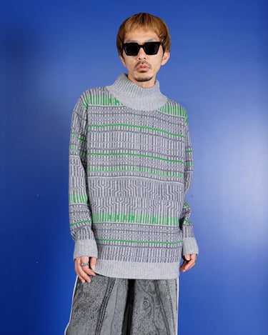 【walenode】<br>18.5 MICRON WOOL TURTLENECK SWEATER