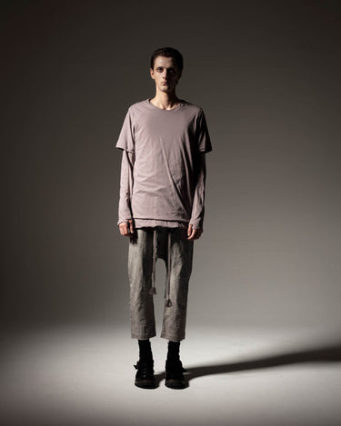 受注生産アイテム<br>期間限定受注受付中(9/11～9/13まで)<br>【prasthana】<br>atelier trousers (cotton/和紙 canvas)