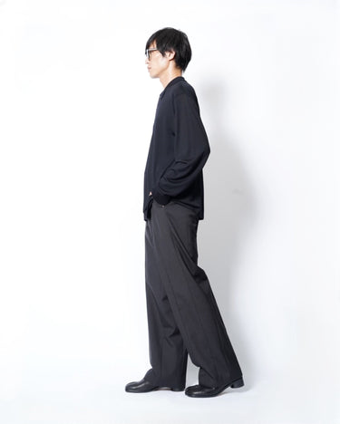新入荷<br>【BATONER】<br>WOOL POLO LONG SLEEVE T-SHIRT
