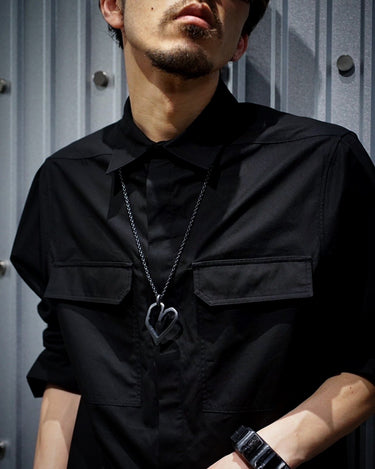 [PARTS OF FOUR]<br>Jazz's Heart Necklace<br>-Z2330-10-ka-<br>Iron