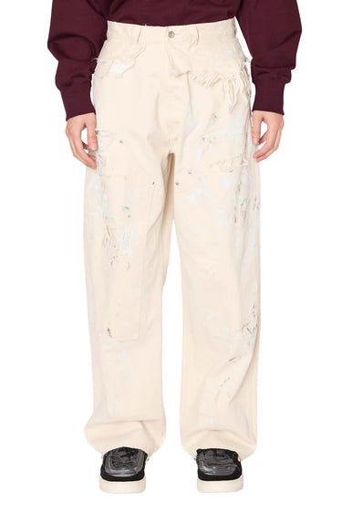 新入荷<br>【kolor】<br>DAMAGED DOUBLE KNEE PANTS