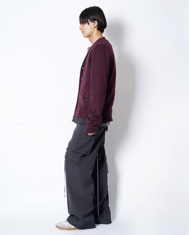 [Maison Margiela 4,14]<br>Lining Layered<br>Cardigan
