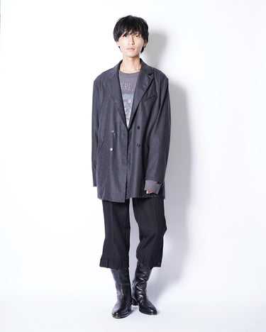 【ANTHEM A】<br>WOOL CASHIMERE POPLIN MELTON JACKET