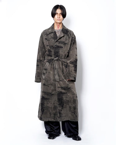 【TAAKK】<br>MOLE JACQUARD DENIM COAT