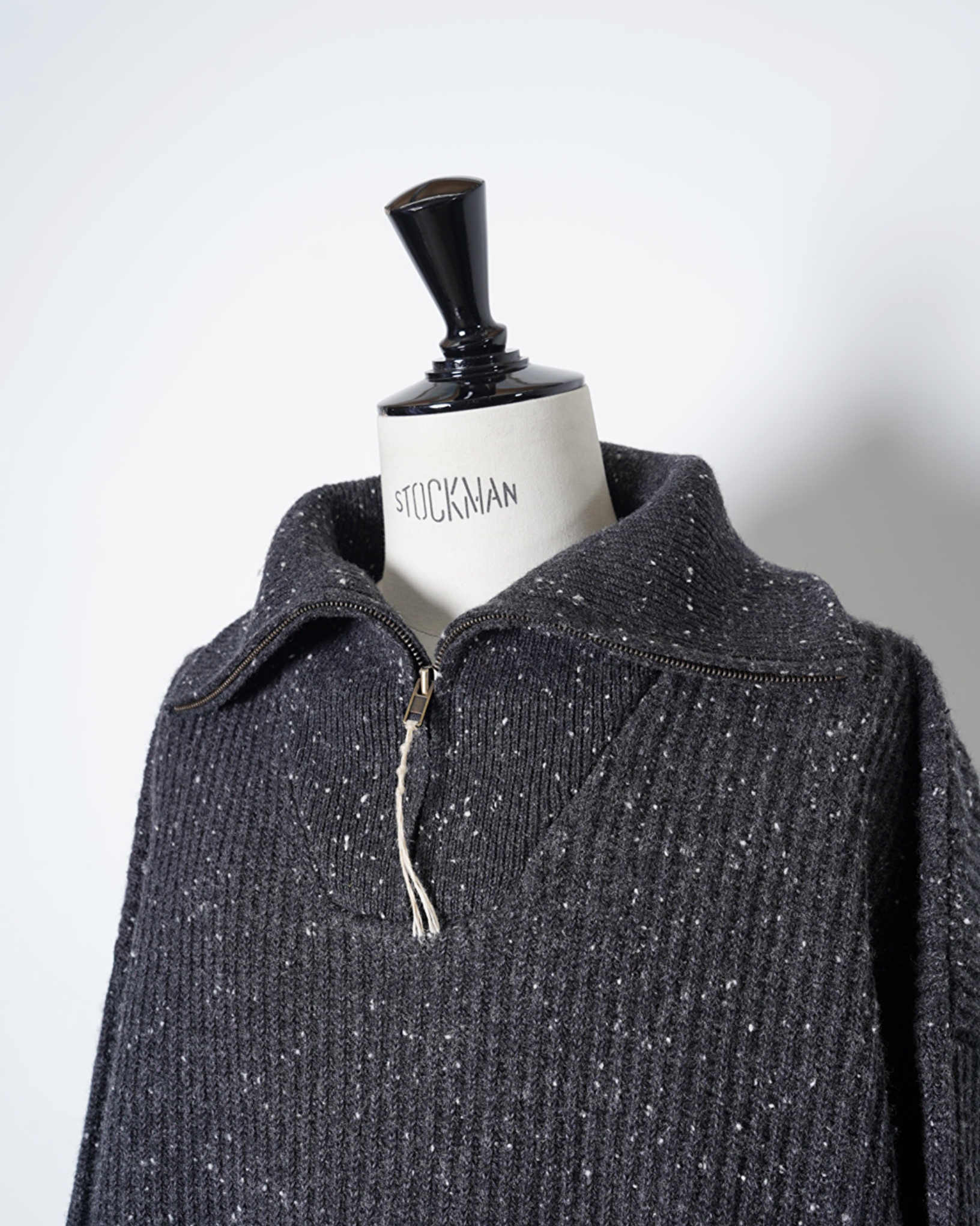 Maison Margiela(メゾンマルジェラ) -LINEN/WOOL HALF ZIP KNIT Maison Margiela(メゾンマルジェラ) -LINEN/WOOL HALF ZIP KNIT