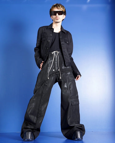 [RICK OWENS DRKSHDW]<br>IMBALANCED DOUBLE CARGO JUMBO BELAS<br>-DCF-
