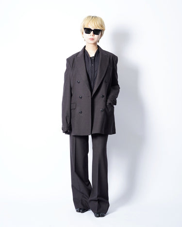 【KAKAN】<BR>SLIM DOUBLE BREASTED JACKET (UNISEX)