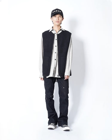【walenode】<br>INNOCENT YAK ZIP UP VEST
