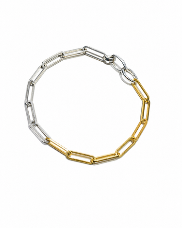 【GARDEN OF EDEN】<br>PCチェーンブレスレット<br>-14K/SILVER-