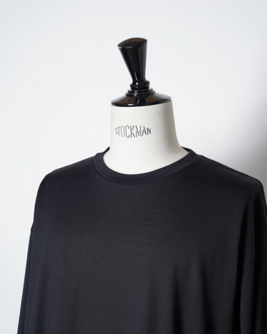 BATONER(バトナー)-WOOL LONG SLEEVE T-SHIRT-Amanojak. BATONER(バトナー)-WOOL LONG SLEEVE T-SHIRT-Amanojak.