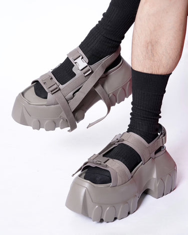[RICK OWENS]<br>MEGA TRACTOR SANDAL-LOO-