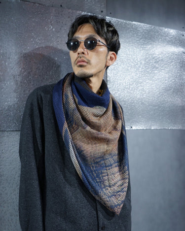 【DESTIN】<br>"GINGA"<br>カシミヤ/<br>ウール/シルクストール<br>-ELEPHANT-