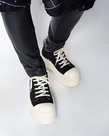 【RICK OWENS DRKSHDW】<br>MEGA BUMPER LOW SNEAKS -DO-