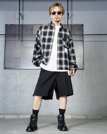 【Maison MIHARA YASUHIRO】<br>BOTH FRONTS L/S SHIRTS
