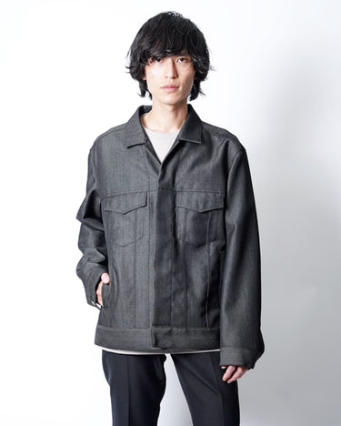 26AW予約受付中<br>【OVERCOAT】<br>Wool Denim Jacket