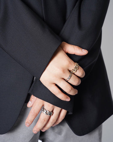 【Maison Margiela 11】<br>CHAIN RING -SILVER 925-