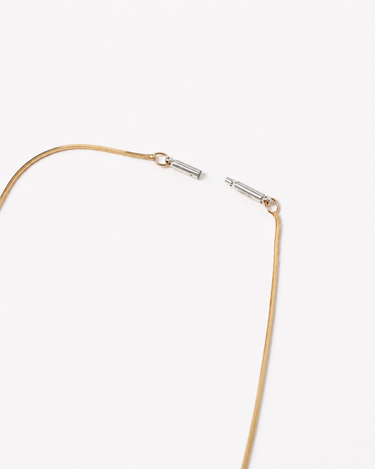 【GARDEN OF EDEN】<br>MIXカット<br>スネークチェーン<br>ネックレス<br>9K GOLD