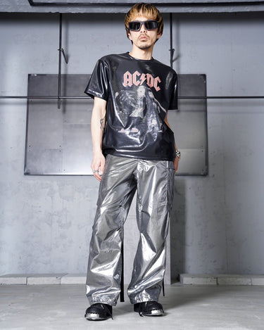 UNISEX<br>【JUNYA WATANABE】<br>SILVER PRINTED CARGO PANTS