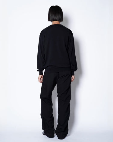 26AW予約受付中<br>【BATONER】<br>HARD TWIST WOOL TENJIKU HIGH GAUGE CREW NECK