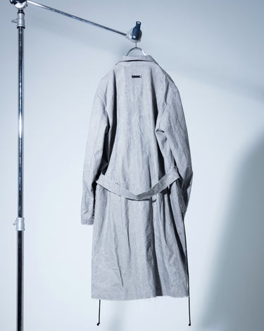 受注生産アイテム<br>期間限定受注受付中(9/11～9/13まで)<br>【prasthana】<br>atelier coat (cotton/和紙 canvas)