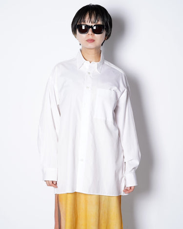 【08sircus】<br>Broad<br>box pleated<br>sleeve shirt