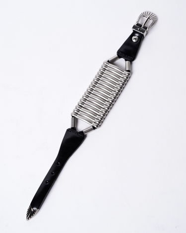 TOGA ARCHIVES l bangle2 ブラック バングル TOGA ARCHIVES】Leather TOGA ARCHIVES l bangle2 ブラック バングル TOGA ARCHIVES】Leather