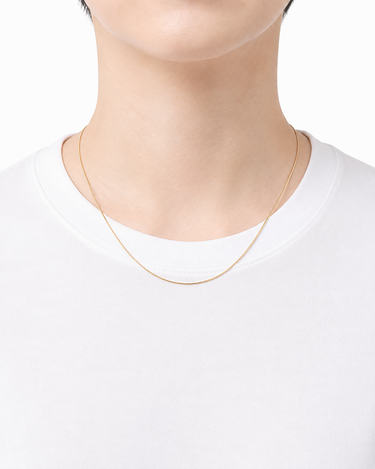 【GARDEN OF EDEN】<br>MIXカット<br>スネークチェーン<br>ネックレス<br>9K GOLD
