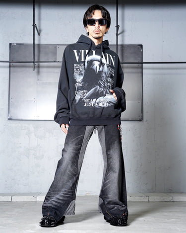 【doublet】<br>VILLAIN COVER PRINT HOODIE
