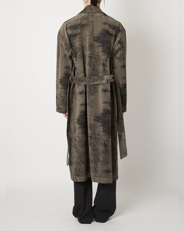 26AW予約受付中<br>【TAAKK】<br>MOLE JACQUARD DENIM COAT