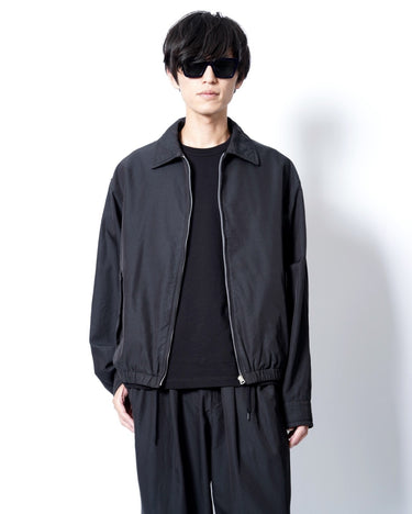 受注生産アイテム<br>期間限定受注受付中(7月31日～8月2日まで)<br>【kiminori morishita】<br>Silk Cotton Twill Garment-Dyed Blouson