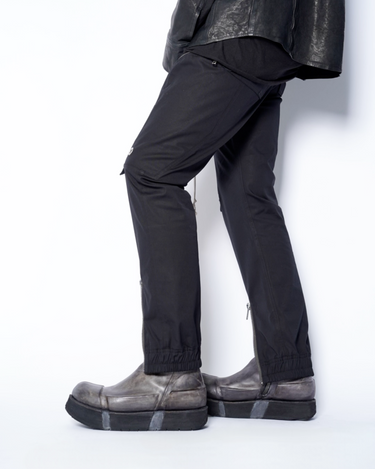 【POLLACKI】<br>No.3 HAND DYED HORSE LEATHER RUBBER/LEATHER SOLE BOOTS