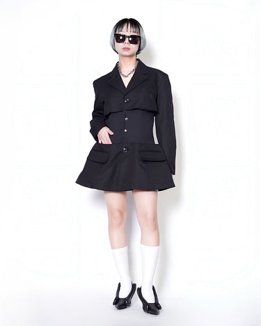 【TOGA ARCHIVES】<br>Ribbed waist jacket