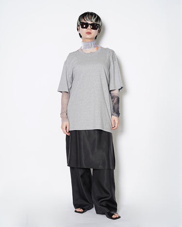 【INSCRIRE】<br>Raffy Gauze 2-Way T-Shirt (UNISEX)