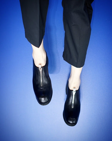 26SS/26AW予約受付中<br>【GUIDI】<br>-PL0FZ-<br>HORSE FULL GRAIN<br>FRONT ZIP SHOES