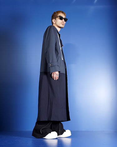 【MARINA YEE】<br>"GOMEZ 3"<br>Long patchwork coat