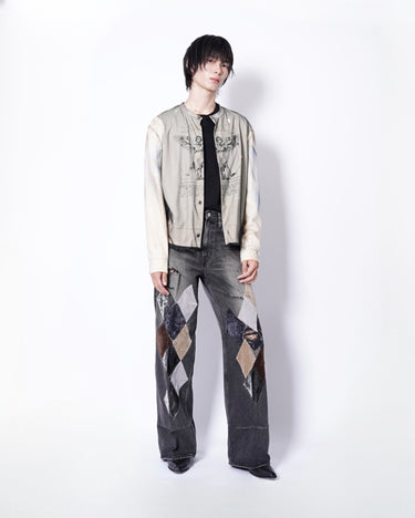 【MASU】<br>MB DIAMOND WIDE JEANS