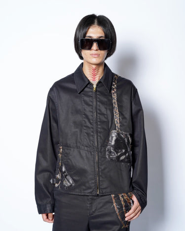 7.11(sat) 10:00 Launch<br>【doublet】<br>TROMPE l’oeil EMBROIDERY DRIZZLER JACKET
