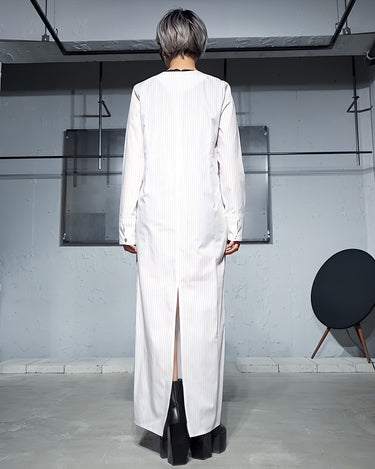 【KOTONA】<br>STRIPE V NECK DRESS