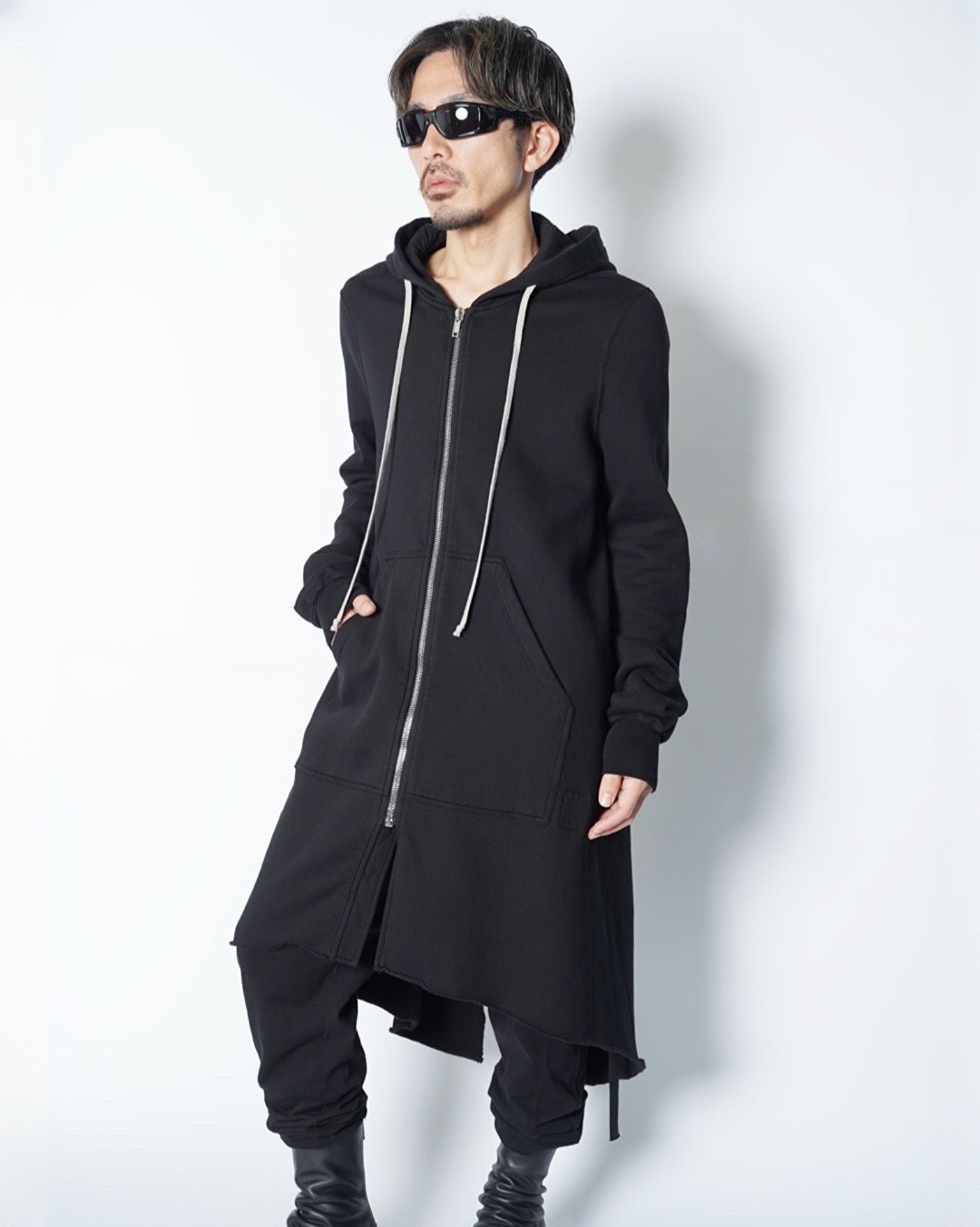 Rick Owens リックオウエンス HOODED TRENCH COAT RICK OWENS(リックオウエンス)-HOODIE FISHTAIL PARKA -F- -Amanojak.