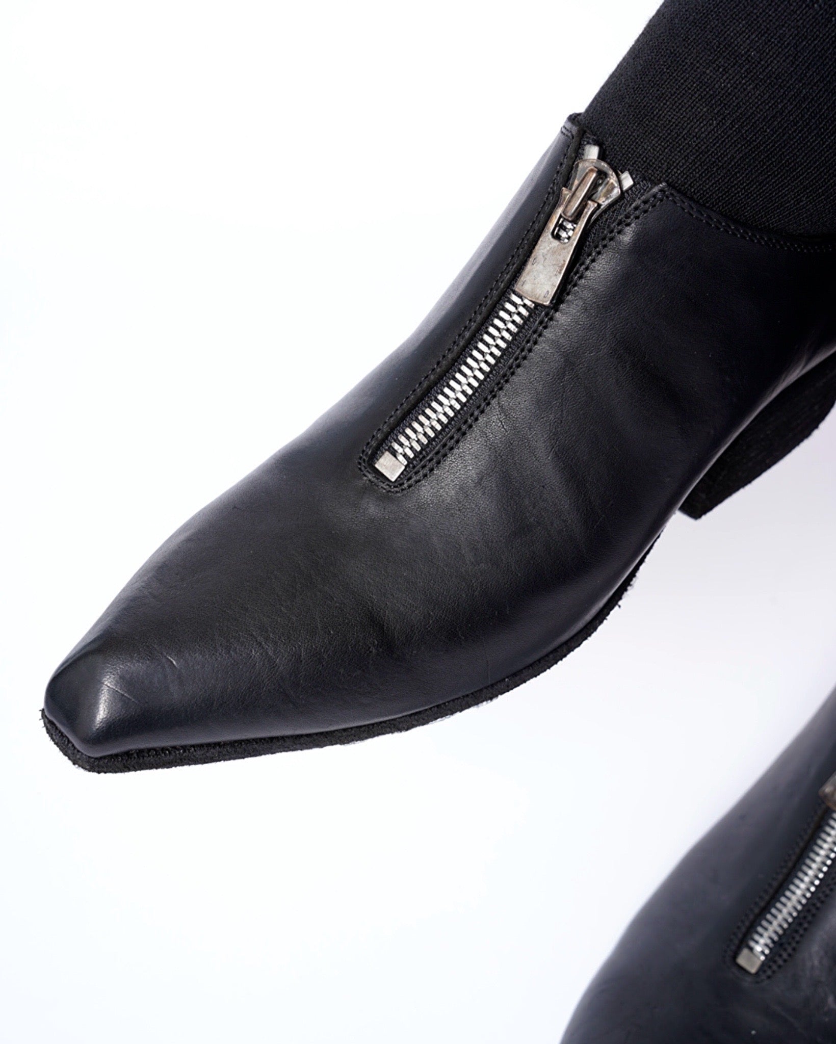 GUIDI(グイディ) - TX00FZ-HORSE FULL GRAINFRONT ZIP POINTED TOE