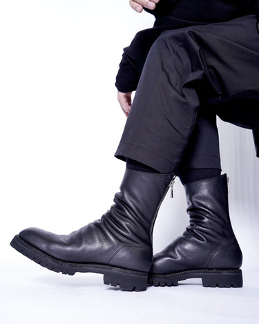 予約受付中<br>【GUIDI】<br>-788V- BACK ZIP HI-BOOTS HORSE FULL GRAIN with VIBRAM SOLE