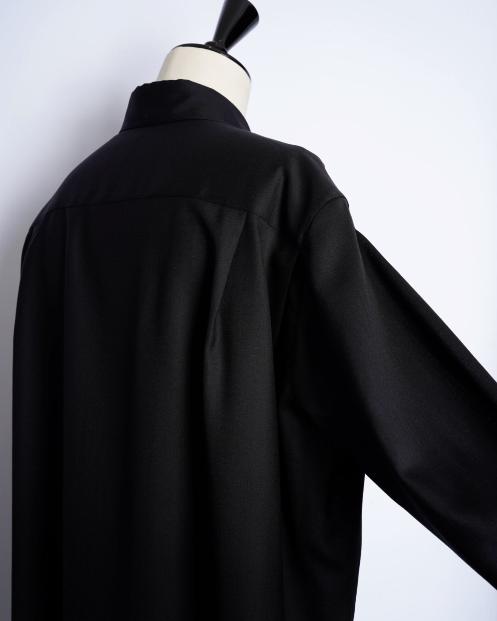 OVERCOAT】Oversized Light Wool Shirt -Amanojak.